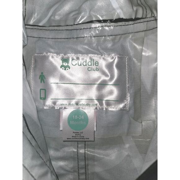 NWT! Cuddle Club Marvel Rain Suit Black Panther 18-24 mo. - Picture 6 of 7